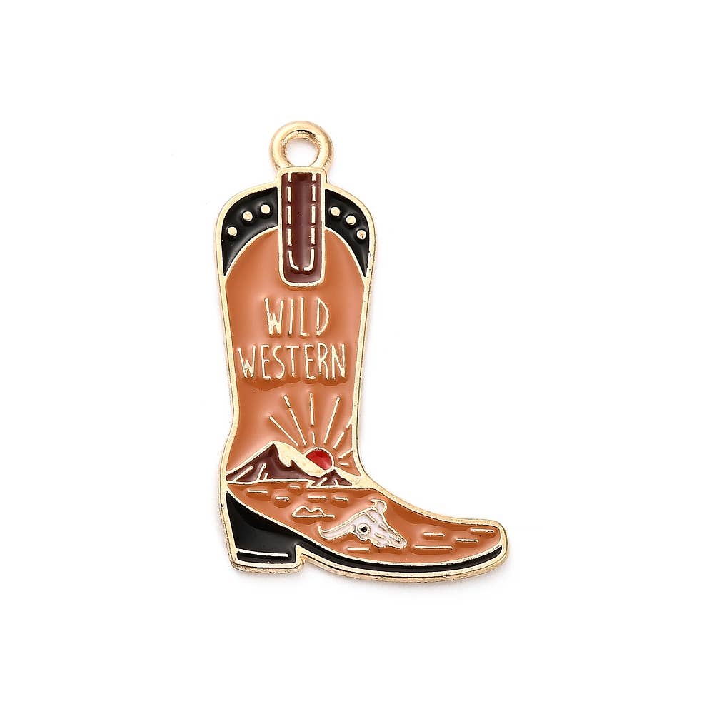 Cowboy Boot Kindle Charm | USB-C Dust Plug