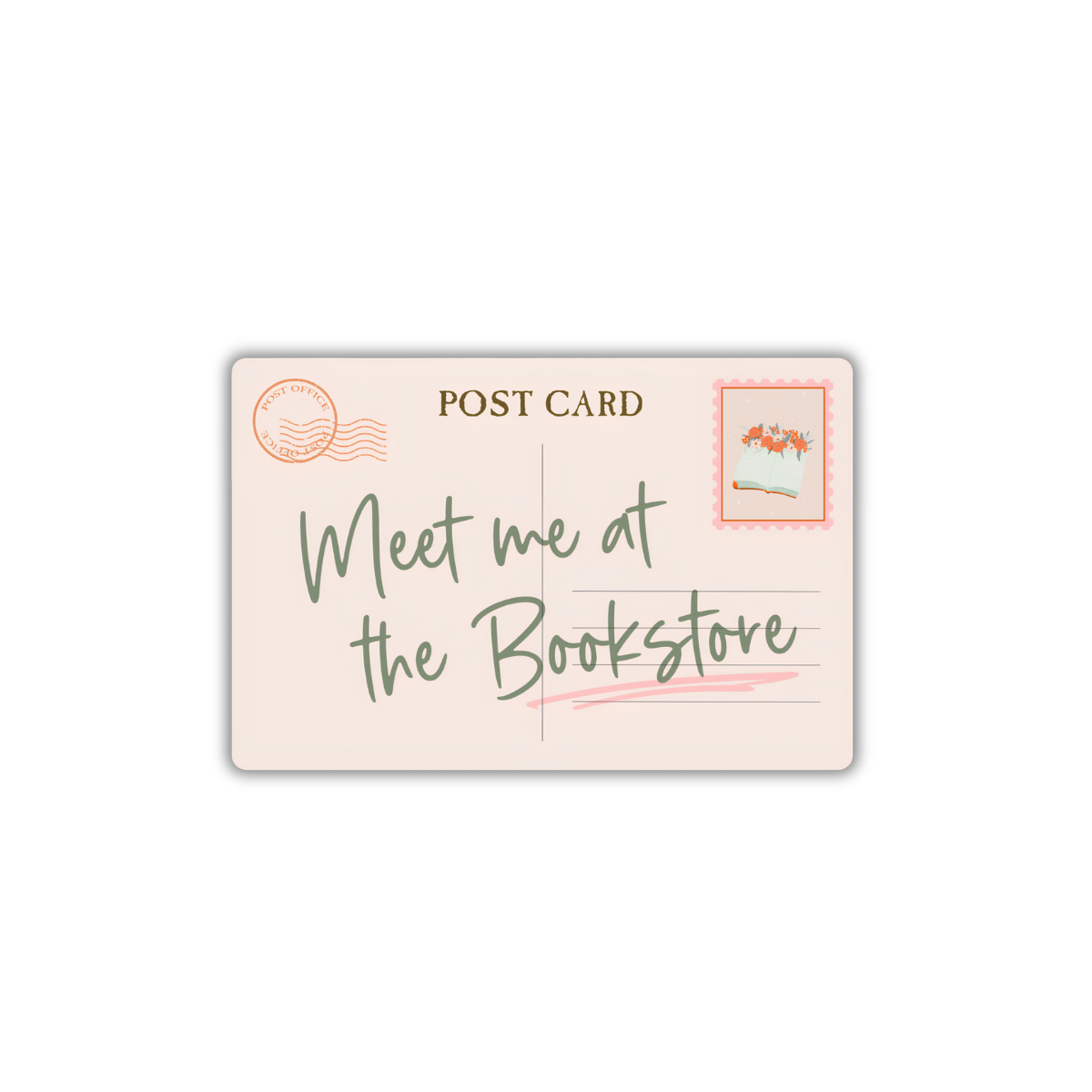 Meet Me at the Bookstore Sticker