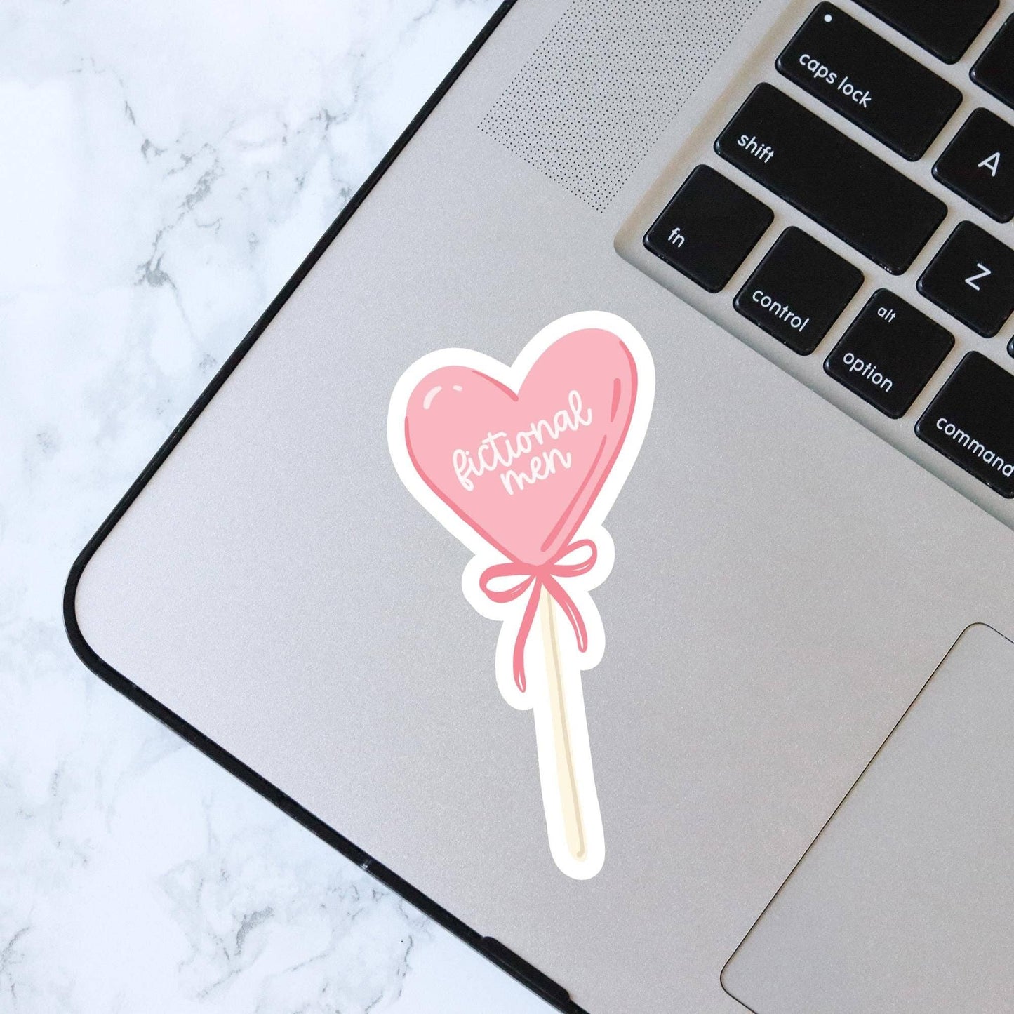 Sucker for Fictional Men Sticker