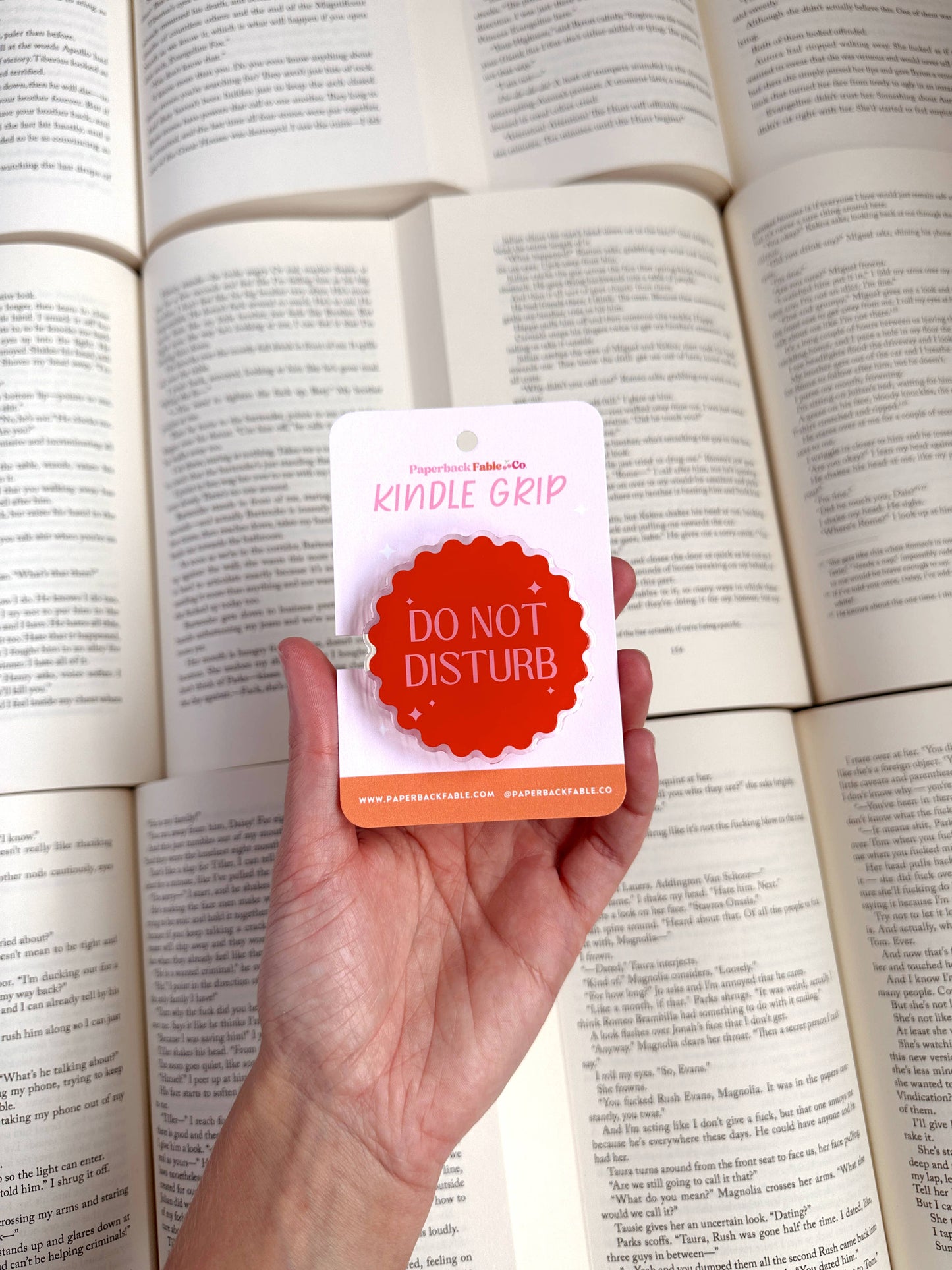 Do Not Disturb - Kindle Grip: Red