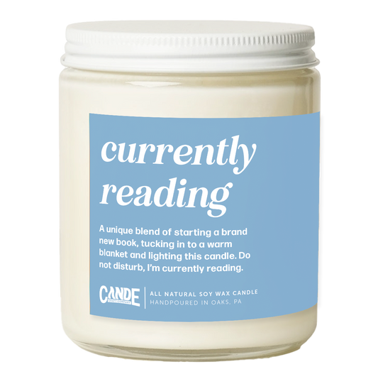 Currently Reading Scented Candle