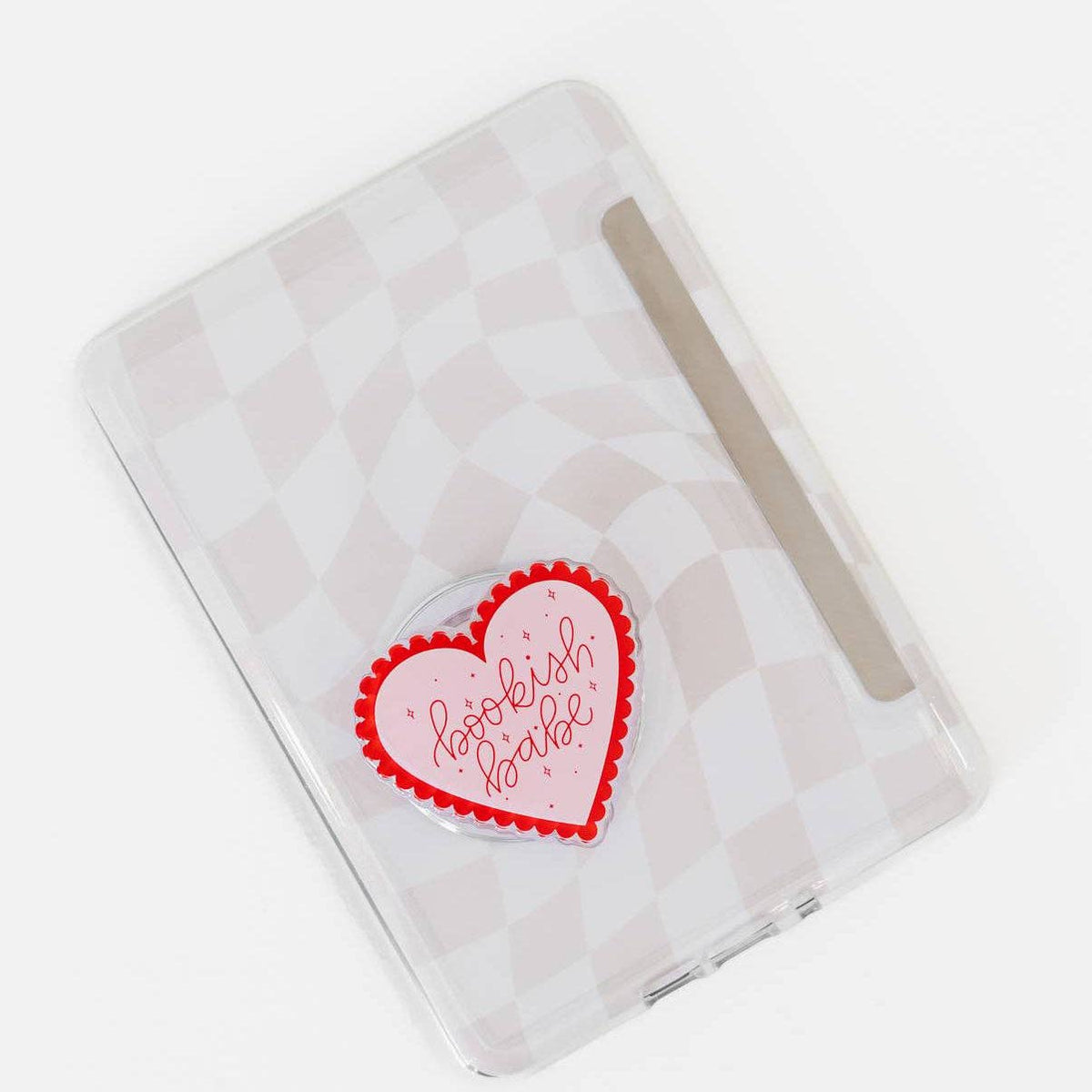 Bookish Babe Heart Kindle & Phone Grip