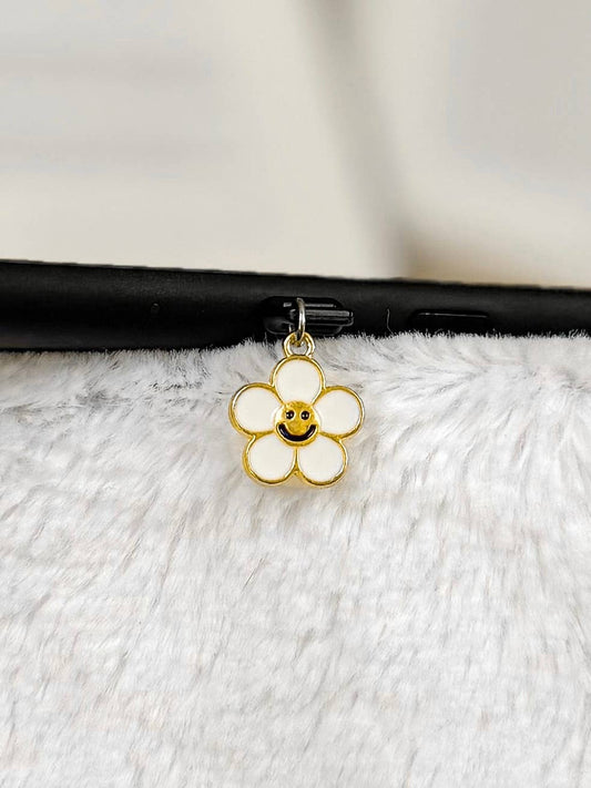 Mini Daisy Kindle Charm | USB-C Dust Plug