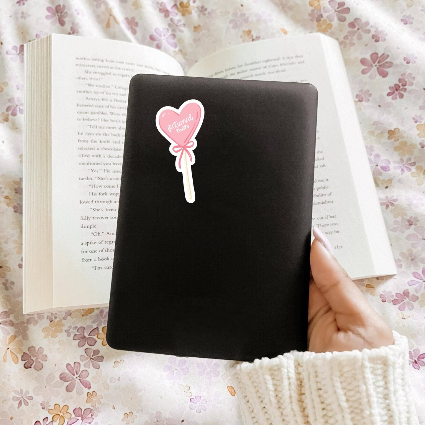 Sucker for Fictional Men Sticker