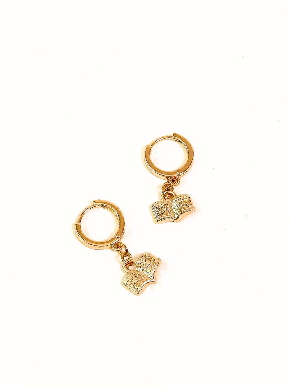 Bookish Huggie Earring