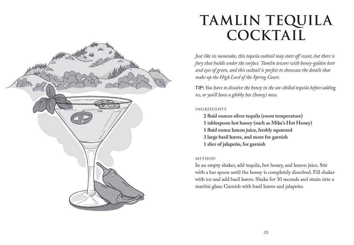 The Unofficial A Court of Thorns and Roses Cocktail Book by J.  Becker