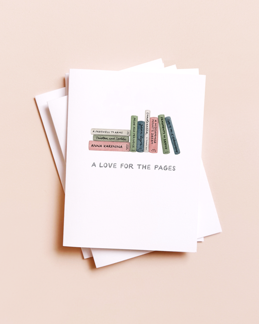 Love For the Pages Card