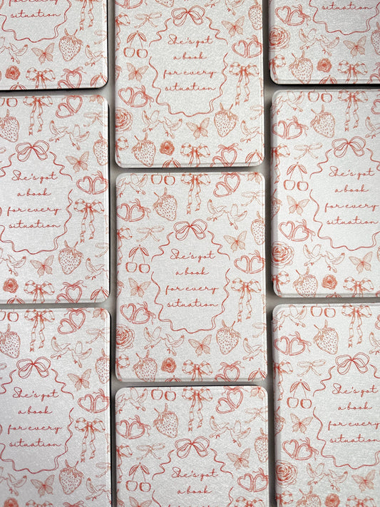 She's Got A Book For Every Situation - Kindle Case