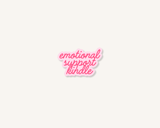 Emotional Support Kindle - Stickers