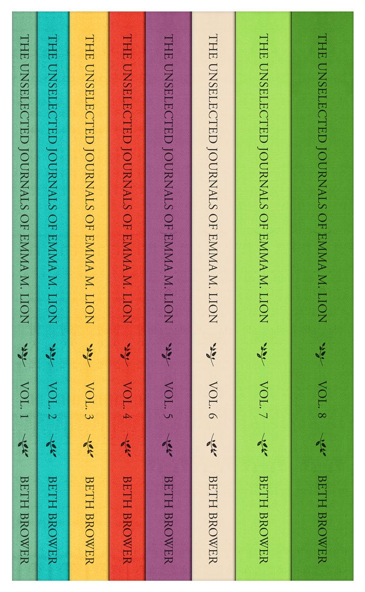 The Unselected Journals of Emma M. Lion Vol. 1-8