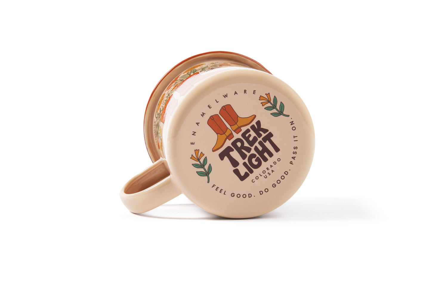 Enamel Coffee & Camp Mug | Western Bloom | 16oz