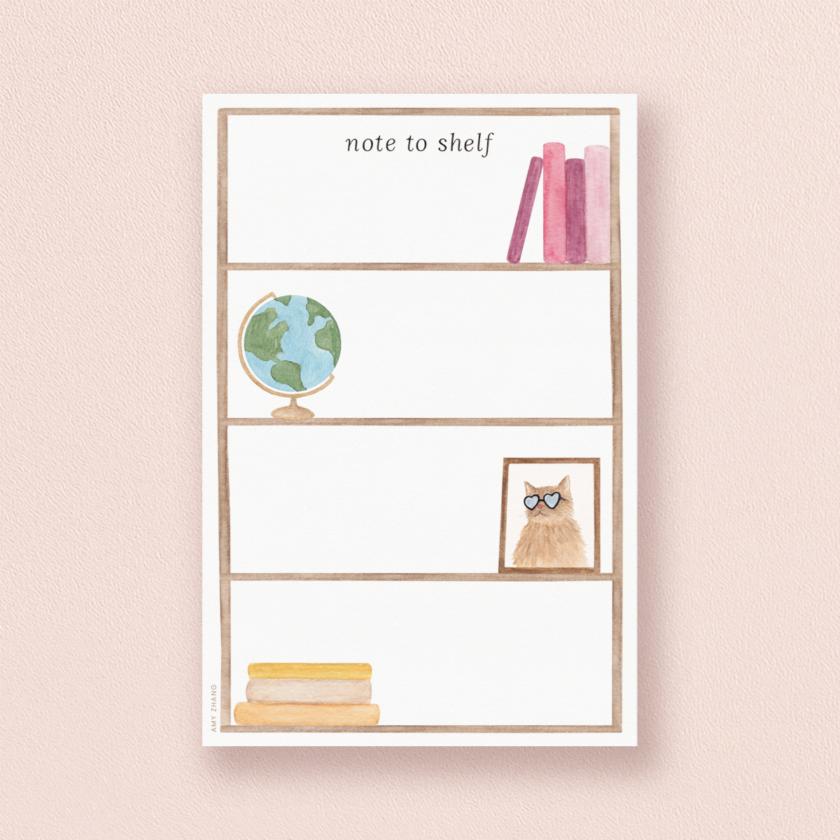 Note To Shelf Notepad