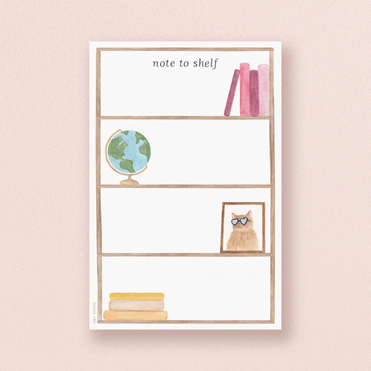 Note To Shelf Notepad