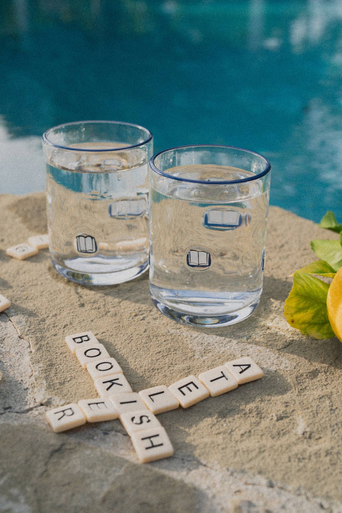 Bookish Icon Drinking Glass