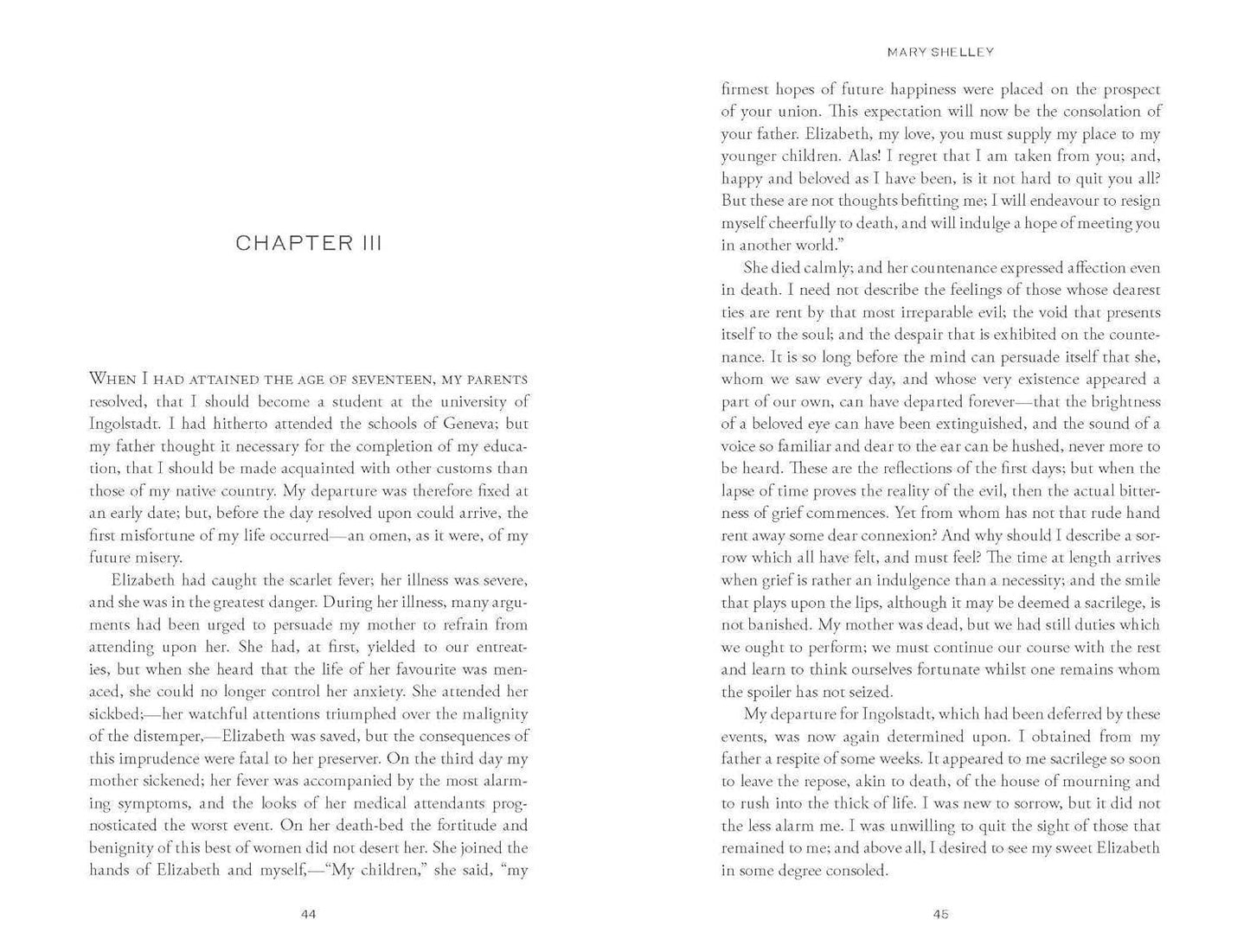 Frankenstein by Mary Shelley